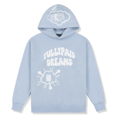 Fully Paid Dreams Sky Blue White Hoodie