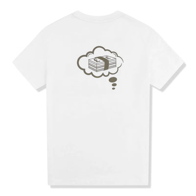 Fully Paid Dreams White Khaki Oversized T Shirt