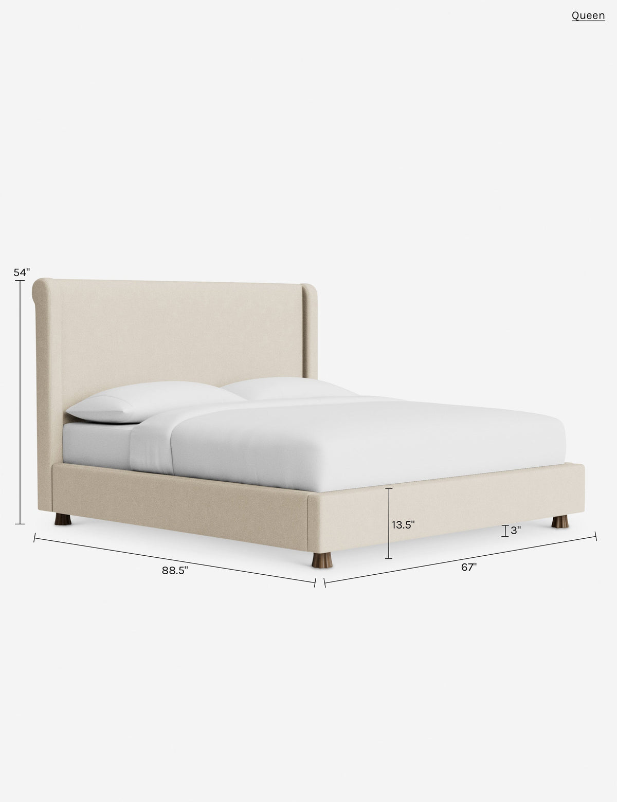 Domme Platform Bed by DISC Interiors