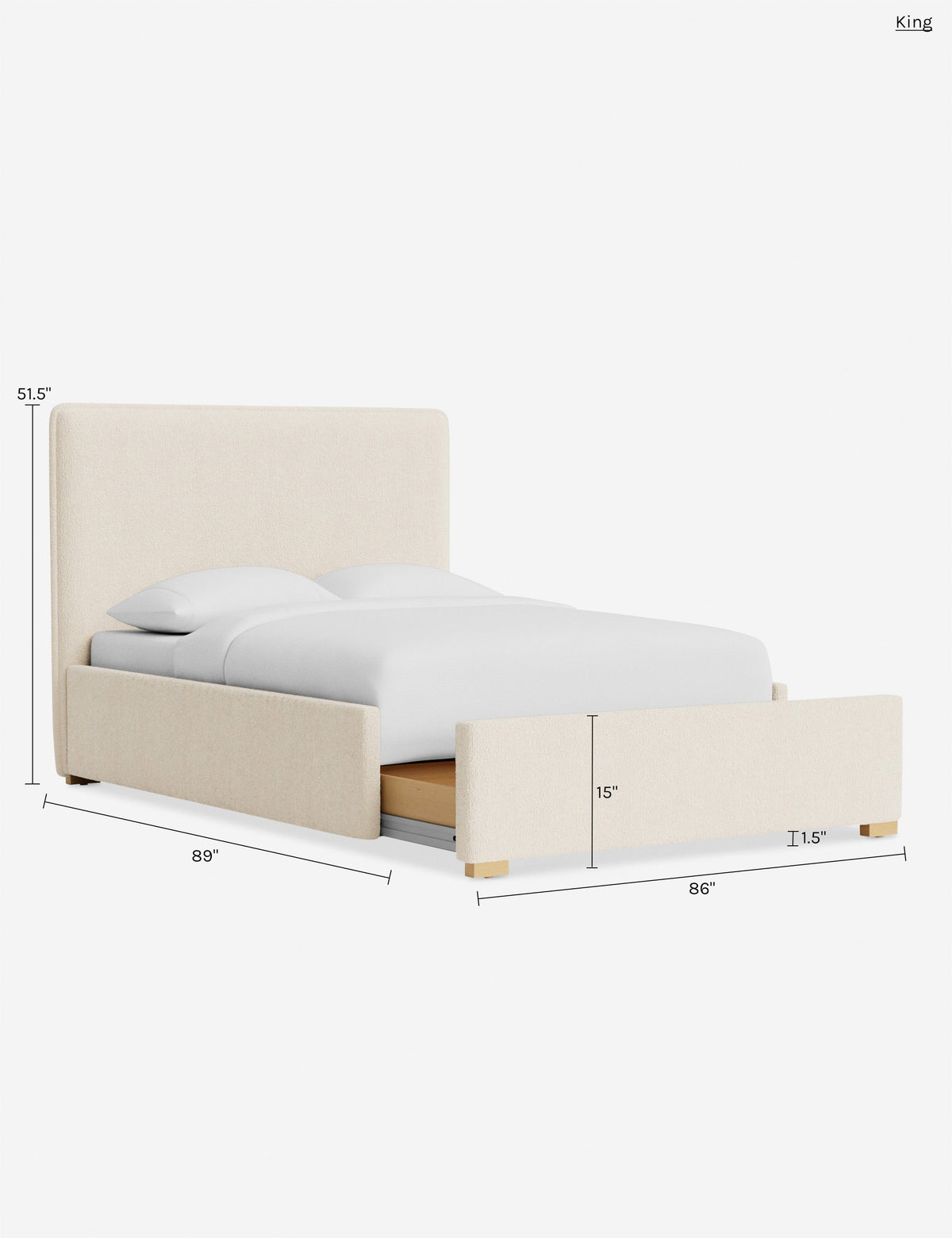 Johnson Storage Bed