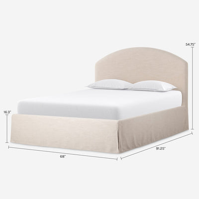 Leyah Slipcover Platform Bed