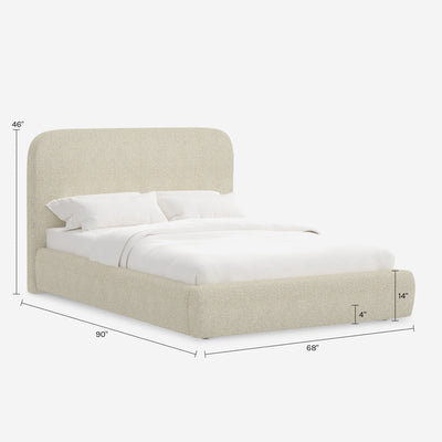 Nabiha Tall Platform Bed