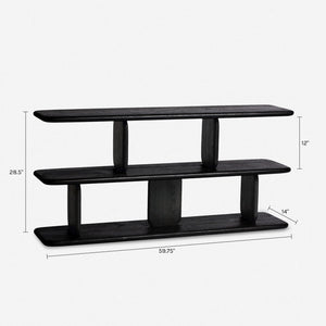 Nera Low Bookcase