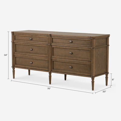Delancey 6-Drawer Dresser