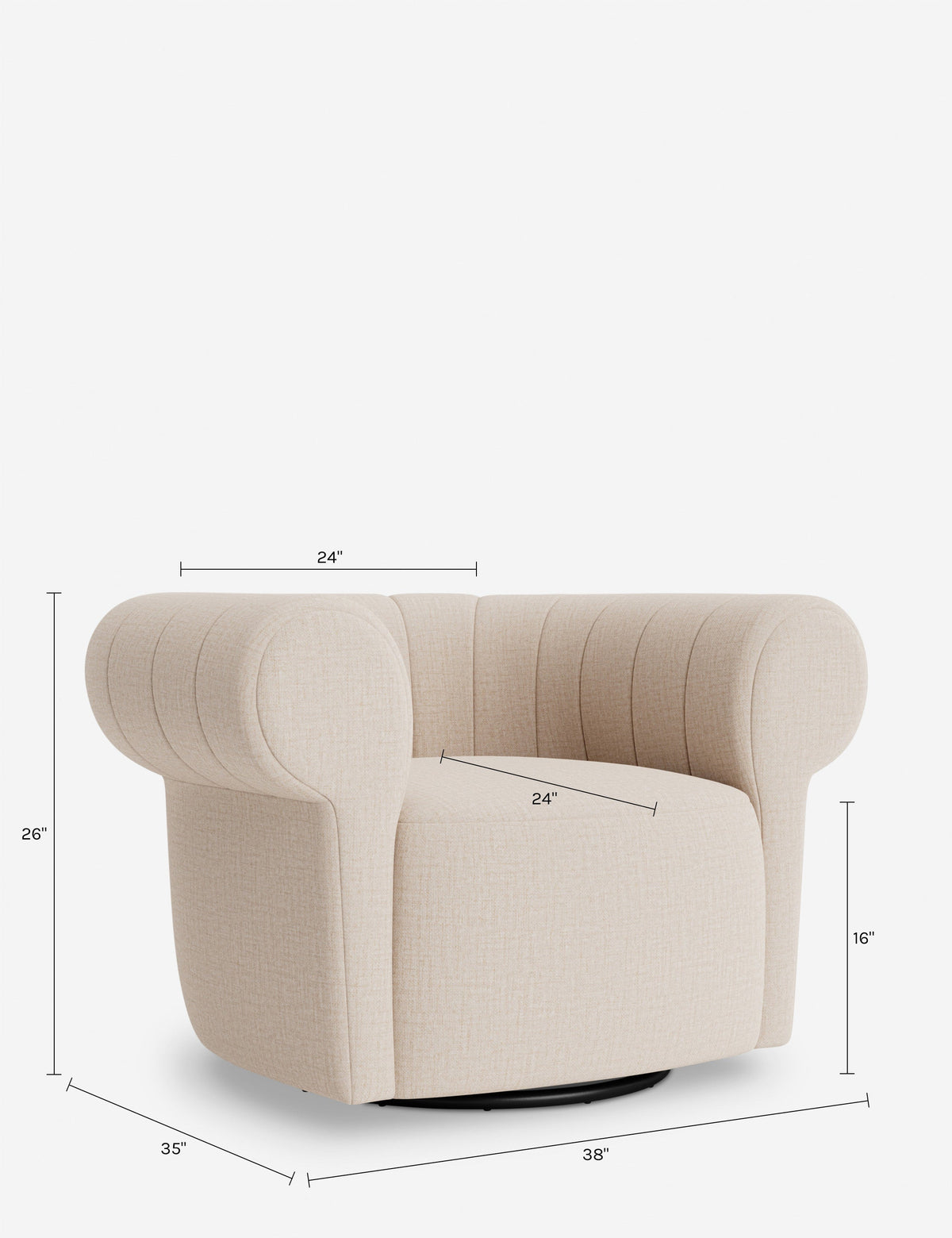 Basque Swivel Chair