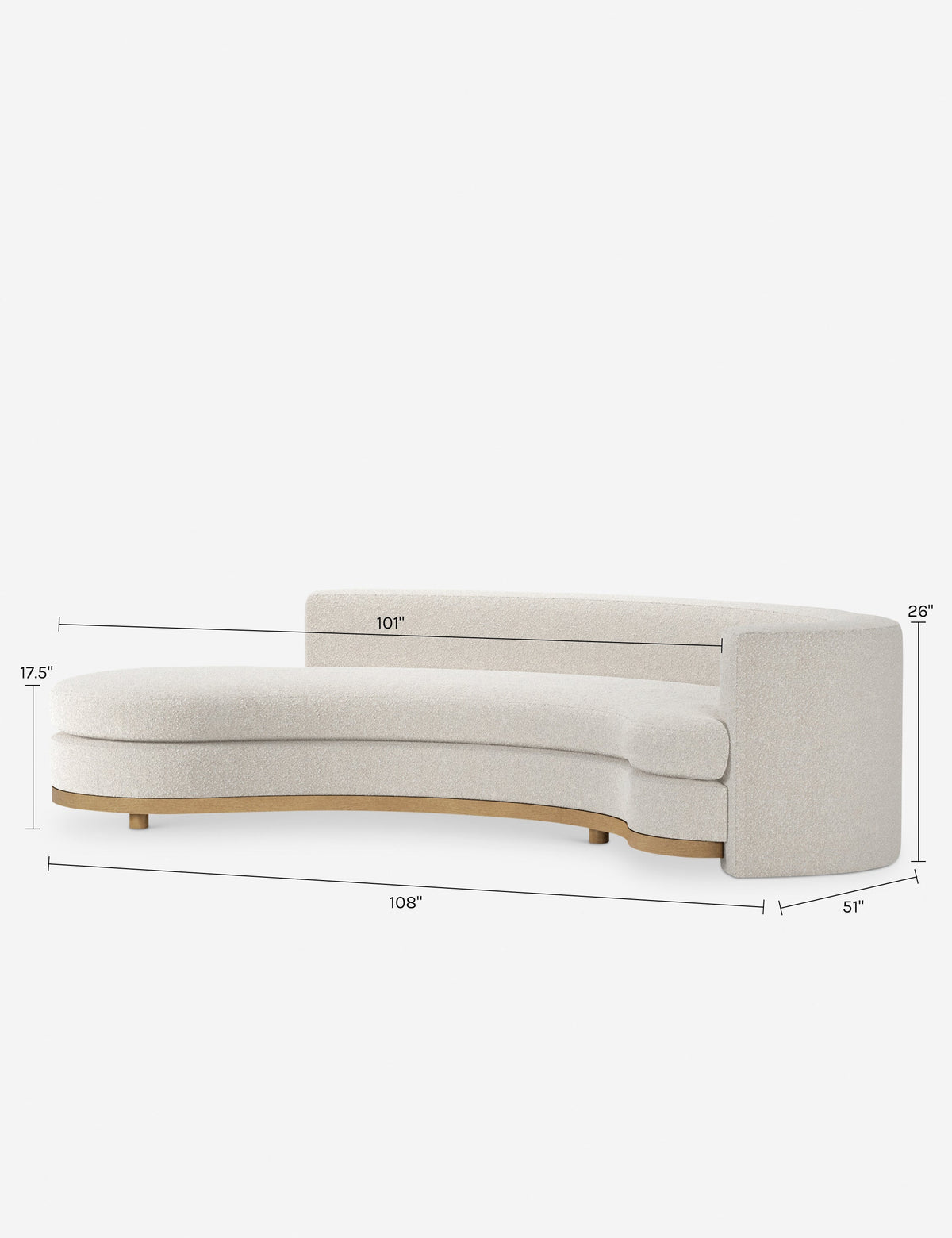Jensen Chaise by Button Atelier x Co.House Designs
