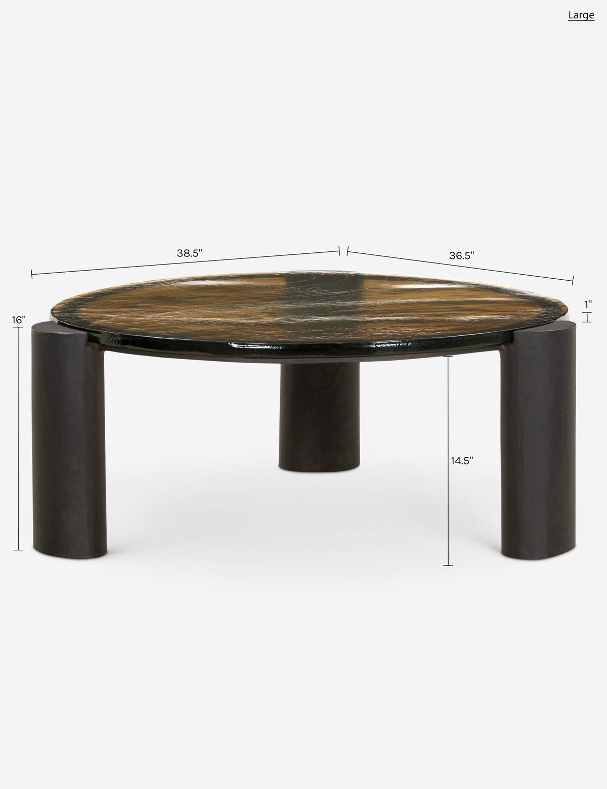 Carlin Round Nesting Coffee Table