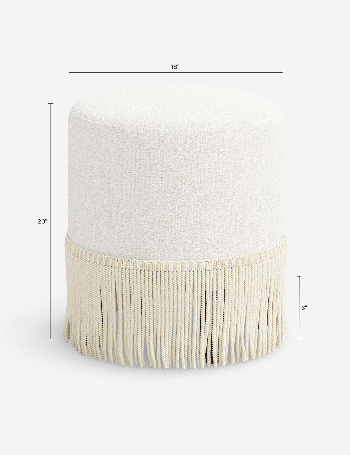 Alair Round Ottoman