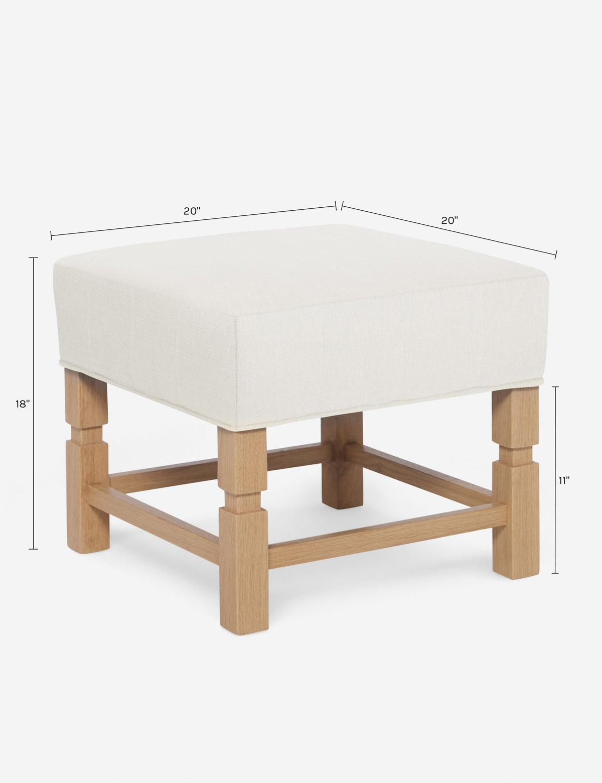Ambleside Ottoman by Ginny Macdonald