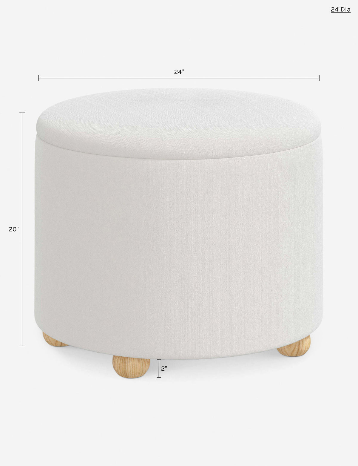 Kamila Storage Ottoman