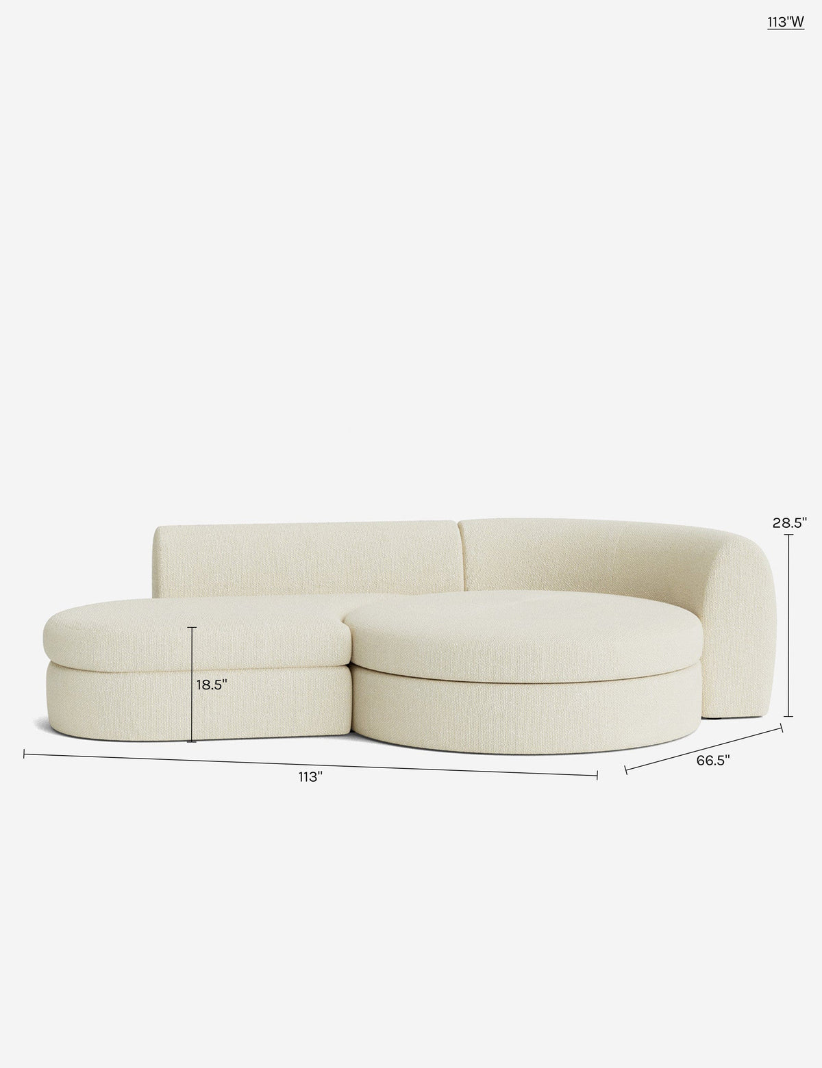 Buckley Modular Chaise Sectional Sofa