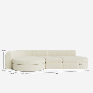 Buckley Modular Chaise Sectional Sofa