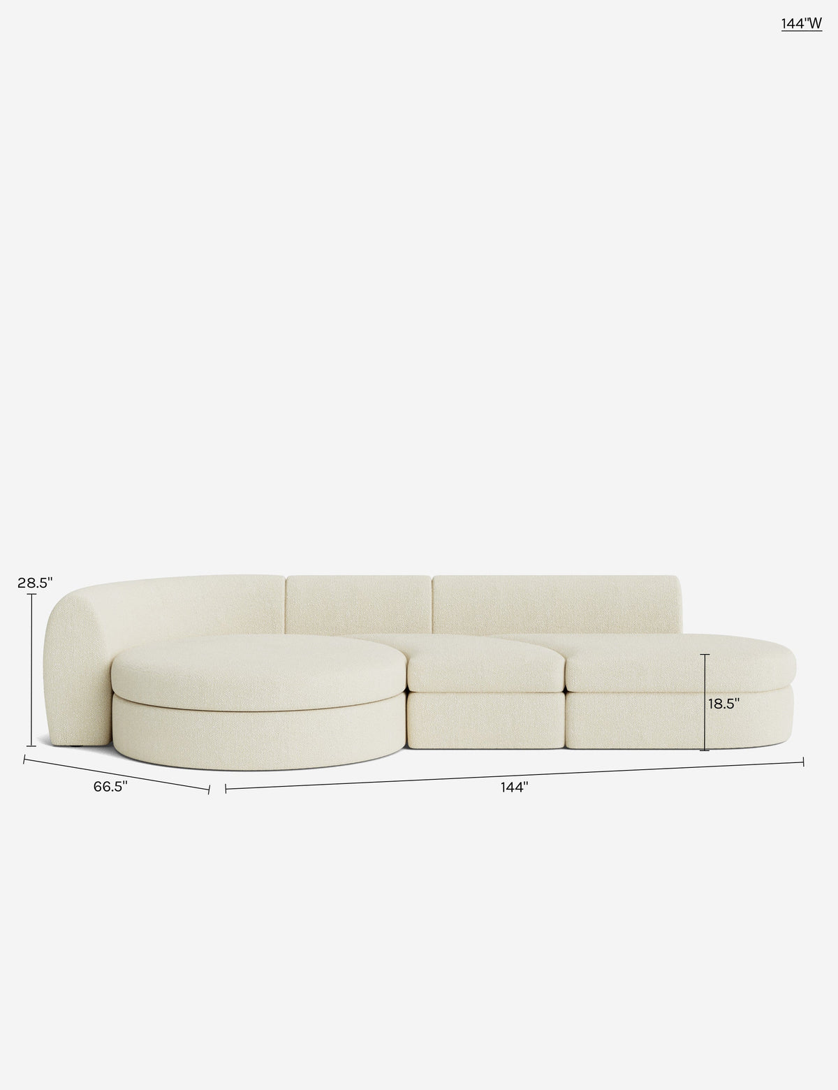 Buckley Modular Chaise Sectional Sofa