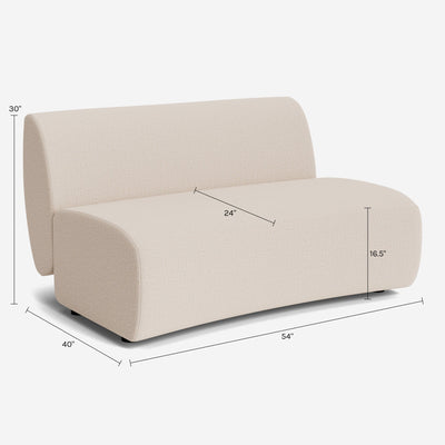 Claret Modular Armless