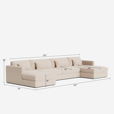 Durham U-Shaped Sectional Sofa