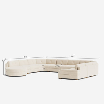 Hill Modular U-Shaped Sectional Sofa