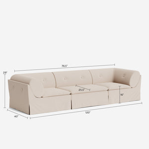 Trudy Modular Sofa by Sarah Sherman Samuel