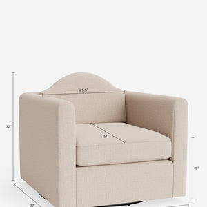 Bernadette Swivel Chair by Sarah Sherman Samuel