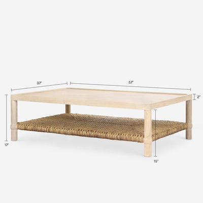 Gabriella Coffee Table by Amber Lewis x Four Hands