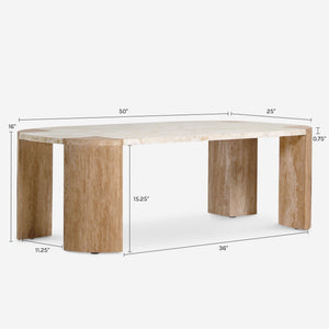 Mahoe Oval Coffee Table by Carly Cushnie