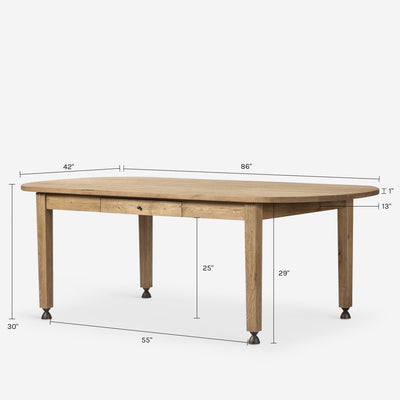 Megan Dining Table by Amber Lewis x Four Hands