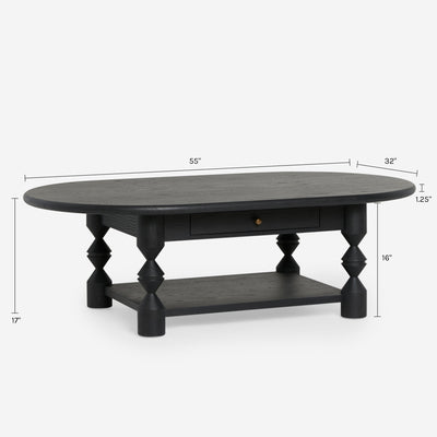Topia Oval Coffee Table by Ginny Macdonald