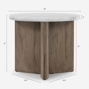 Voss Round Side Table