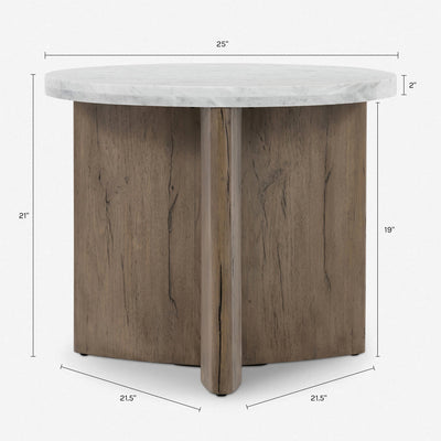 Voss Round Side Table