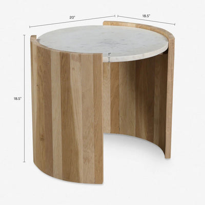 Whilem Round Side Table