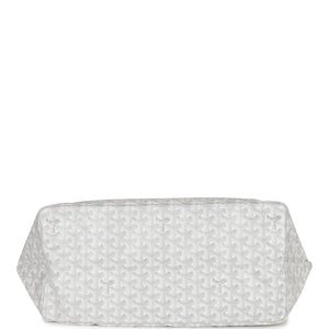 Goyard Goyardine White St. Louis GM Tote Bag Palladium Hardware