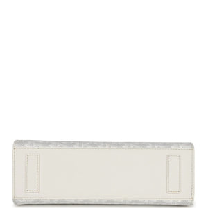 Goyard Rouette Structure PM Bag White Goyardine Palladium Hardware