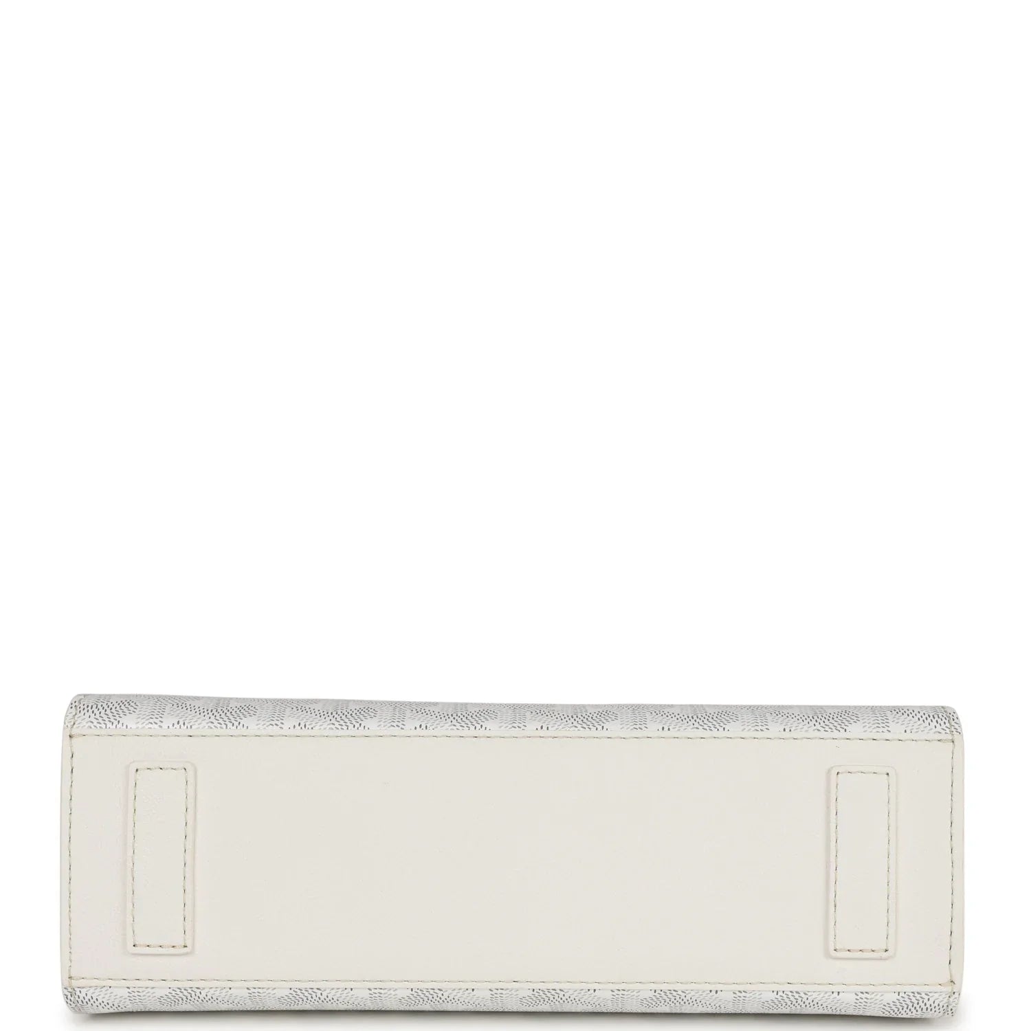 Goyard Rouette Structure PM Bag White Goyardine Palladium Hardware