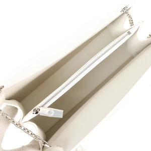 Goyard Rouette Structure PM Bag White Goyardine Palladium Hardware