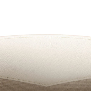 Goyard Rouette Structure PM Bag White Goyardine Palladium Hardware