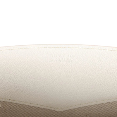 Goyard Rouette Structure PM Bag White Goyardine Palladium Hardware