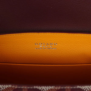 Goyard Saigon Souple Mini Burgundy Goyardine Palladium Hardware