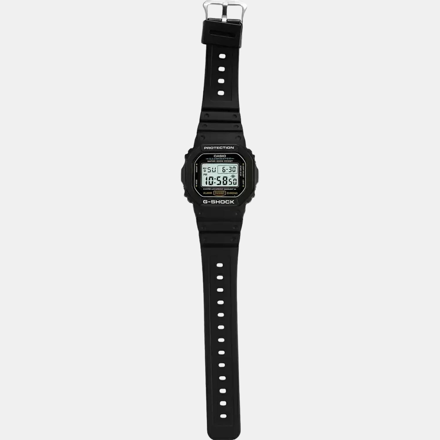 G-Shock Men Quartz Black Dial Digital Resin Watch G001