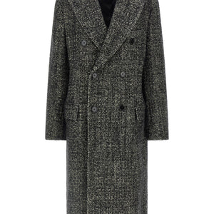 Dolce & Gabbana Bouclé Wool Coat