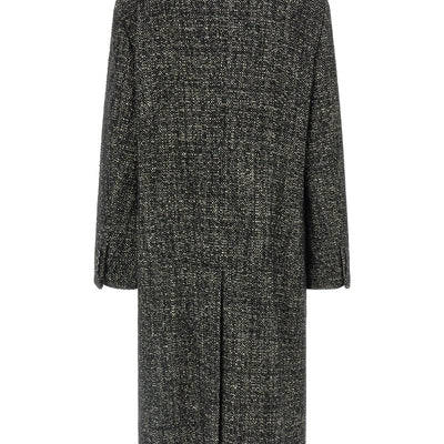 Dolce & Gabbana Bouclé Wool Coat
