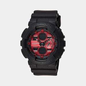 G-Shock Men Quartz Red Dial Analog-Digital Resin Watch G1002