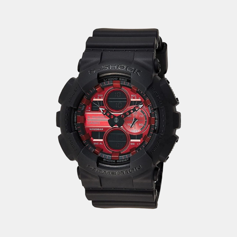 G-Shock Men Quartz Red Dial Analog-Digital Resin Watch G1002
