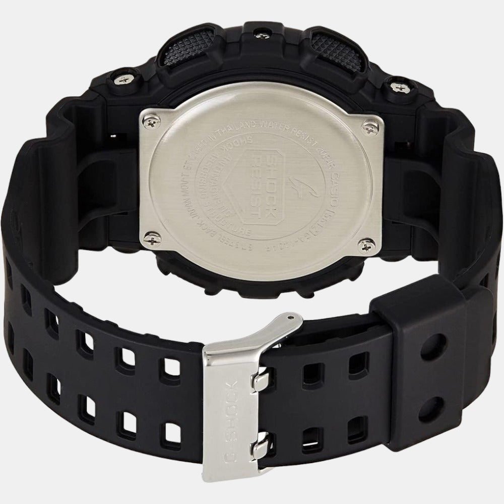 G-Shock Men Quartz Red Dial Analog-Digital Resin Watch G1002