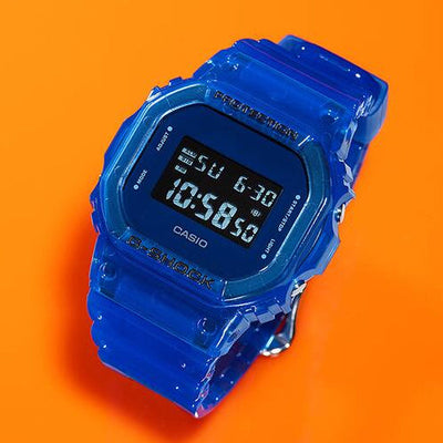 Casio G-Shock 5600 Series Blue Dial Men 42.8mm G1003 DW-5600SB-2