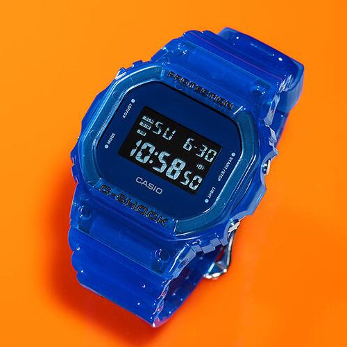 Casio G-Shock 5600 Series Blue Dial Men 42.8mm G1003 DW-5600SB-2