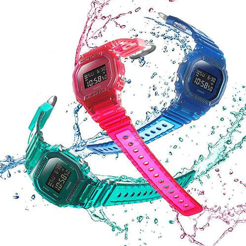 Casio G-Shock 5600 Series Blue Dial Men 42.8mm G1003 DW-5600SB-2