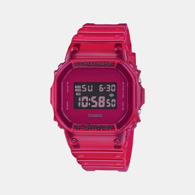 G-Shock Men Quartz Pink Dial Digital Resin Watch G1005