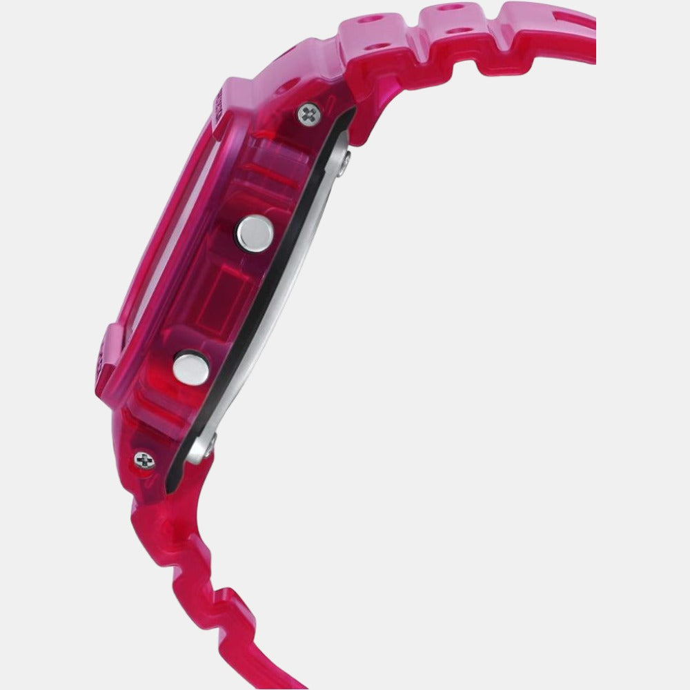 G-Shock Men Quartz Pink Dial Digital Resin Watch G1005