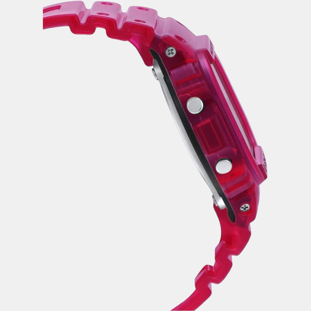 G-Shock Men Quartz Pink Dial Digital Resin Watch G1005
