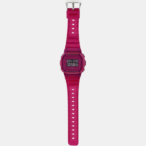 G-Shock Men Quartz Pink Dial Digital Resin Watch G1005