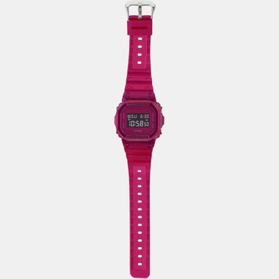 G-Shock Men Quartz Pink Dial Digital Resin Watch G1005